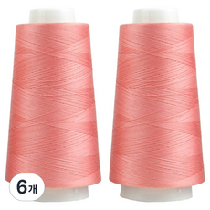 UNIQUE Premium OWL Coresa 45支2股縫紉線, 7 珊瑚色, 6個
