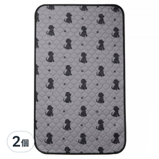 寵物尿布墊 深灰色, 2個, 1入