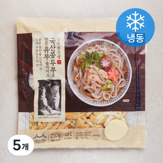 김구원선생 국산콩 두부로 만든 유부슬라이스 (냉동), 250g, 5개