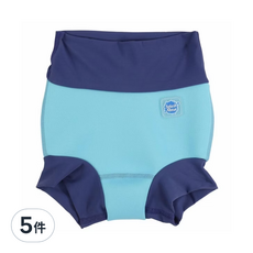 Splash About 3D游泳尿布褲, Starlight Blue, XL, 1-2歲, 5件