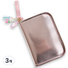 뮤니드 악세사리 파우치, PINK, 3개