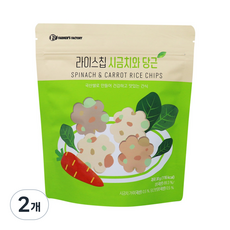 米餅 菠菜與胡蘿蔔, 30g, 2個