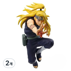 반프레스토 나루토 질풍전 VIBRATION STARS 우치하 사스케 데이다라 B 데이다라 피규어, 2개