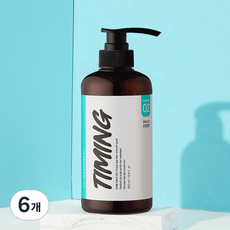 큐어실드 타이밍 두피스파 모발찰랑 헤어팩, 500ml, 6개