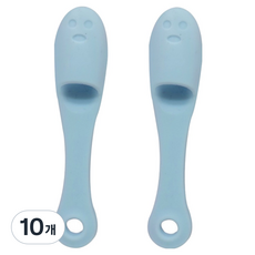 Selvia 矽膠毛孔洗臉清潔刷, 10個, 藍色