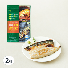 엄마애바다 노르웨이산 화덕에 구워 불맛나고 촉촉한 렌지돌려 바로먹는 순살 고등어구이 3개입 (냉장), 2개, 180g