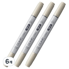 코픽 챠오 마카 W3 Warm Gray No.3, 6개, 1색