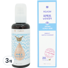 르가즘 퍼펙트 남성 청결제, 150ml, 3개