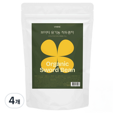 브이나인 유기농 작두콩차, 70g, 1개입, 4개