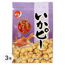 DENROKU 傳六 魷魚乾零食, 3個, 70g