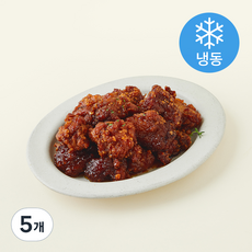 그리팅 흑초블랙 닭강정 (냉동), 200g, 5개