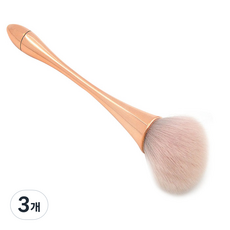 블루무역 토탈 페이스 브러쉬, 골드, 3개
