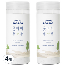 정글몬스터 고양이 굿바이 푸푸 피톤치드 모래 탈취제, 500g, 4개