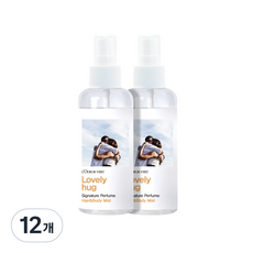 로더베르 헤어앤바디미스트 러블리허그, 12개, 150ml