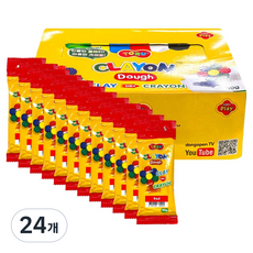 토루 클레이온도우, 빨강, 50g, 24개