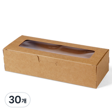 indi.k 牛皮紙長形盒, 單一顏色, 30個