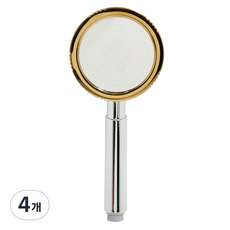 bathtem B-Clear 蓮蓬頭, 4個, 金色