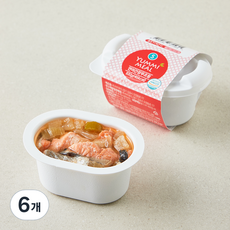 얌이밀 아기반찬 연어간장무조림, 100g, 6개