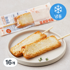 영자어묵 밀가루 0% 새우어묵바 (냉동), 80g, 16개