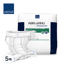 아베나 남녀공용 케어 벨트형 성인기저귀, 대형, 15개입, 5개