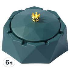 캐시리치 고급 디자인 냄새 차단 재떨이 12.5 x 3.8 cm, 타입6, 6개