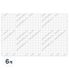 Witches Nail 水轉印貼紙, 千鳥格 白色, 6個