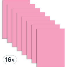 Wonjin 彩色硬紙板 1T 粉紅色, 16個, 4開