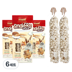 비타폴 소동물간식 스메커 코코넛 ZVP-1135 2p, 6세트, 90g