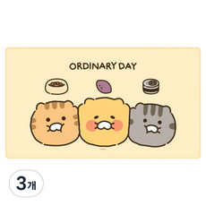 카카오프렌즈 춘식이 빅사이즈 데스크 장패드, 3개, 1 얼굴