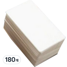 더조넷 카드 미니 크라프트지 b, 180개