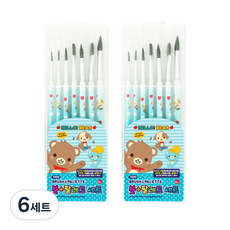 misoro 7000畫筆調色盤組 1241, 藍色, 6組