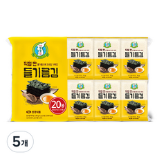 지도표성경 직접짠 들기름김 20p, 80g, 5개
