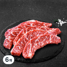 푸드장 미국산 블랙비프 꽃갈비살 (냉장), 300g, 6개