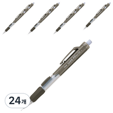 펜텔 사이드FX 샤프 블랙 PD255-A, 24개, 0.5mm