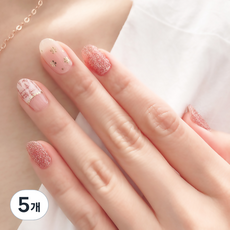 컬러랩 쇼커 리얼 젤 네일 스티커, 레이디스 재킷 CSA102, 5개