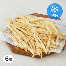 주일 소백산 산골짜기 황태채 (냉동), 100g, 6개