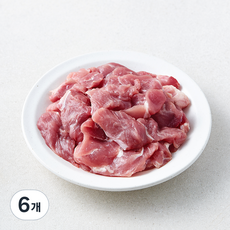 몬트락 무항생제 인증 제주 돼지 사태 찌개용 (냉장), 6개, 500g