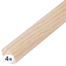 DIY 인테리어 목봉 10 x 890 mm, 4개