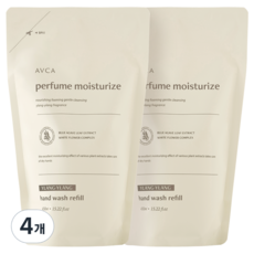 AVCA 香氛保濕泡沫洗手乳補充包 依蘭香, 4包, 450ml