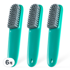 블럭마트 다용도 운동화 세척 브러쉬 청소용품, 그린, 6개
