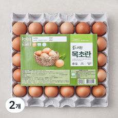 풀무원 무항생제 인증 풀스키친 1등급 목초 대란 1560g, 30구, 2개