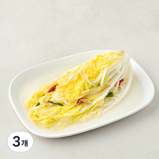 한울 백김치, 1kg, 3개