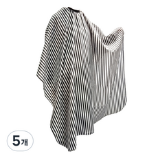GREAGER 條紋剪髮圍布 J-25, 混合色, 5個