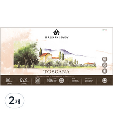 마그나니1404 토스카나 100 코튼 황목 패드 1면 글루 300g, 40개