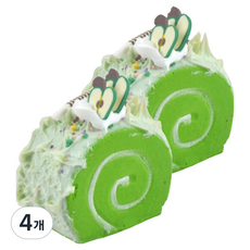 Black Tree 可愛蛋糕捲公仔 綠色, 4個