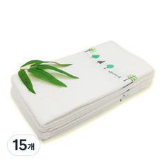 阿加頓竹纖維布尿布, 象牙白, 15個