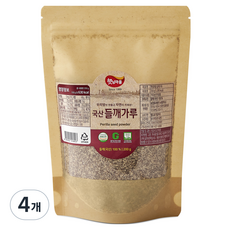 햇님마을 국산 들깨가루, 200g, 4개