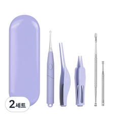 VITAHALO LED紫色耳扒5件組, 5種, 2個