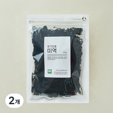 기장물산 유기식품 인증 실미역, 110g, 2개