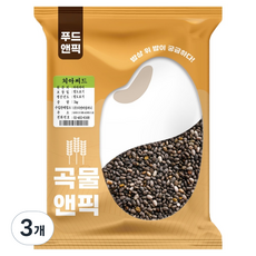 푸드앤픽 치아씨드, 1kg, 3개